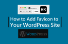 Add a Favicon to Your WordPress Site