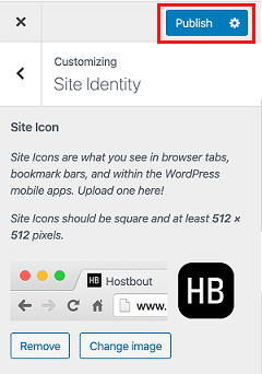 Publish Site Changes in WordPress