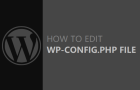 Edit wp-config.php File