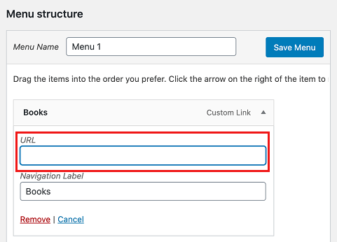 Remove URL From WordPress Menu Item